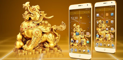 Dragon Theme Gold Unicorn pc screenshot Dragon Theme Gold Unicorn pc screenshot
