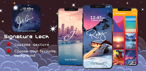 Signature Unlocked - Gesture Lock Screen pc screenshot Signature Unlocked - Gesture Lock Screen pc screenshot