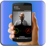 Fake phone call icon