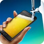 Realistic beer icon