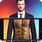 Nude body scanner (x-ray) icon