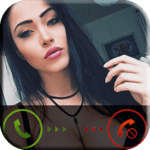 Fake phone call icon