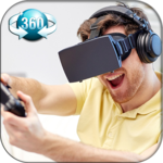 VR videos with 360° view icon
