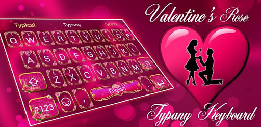 Valentines Red Rose Typany Keyboard pc screenshot Valentines Red Rose Typany Keyboard pc screenshot