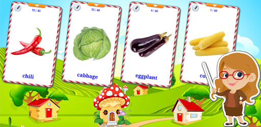 Vegetables Flashcards V2 pc screenshot Vegetables Flashcards V2 pc screenshot