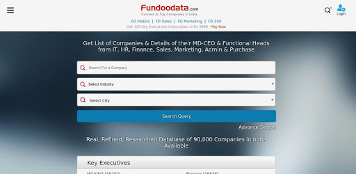 Fundoodata: Connect with Top Companies In India pc screenshot