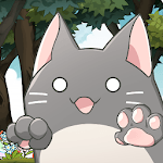 Cat in the woods icon