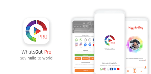 Audio Status Maker | Video Cutter - WhatsCut Pro pc screenshot Audio Status Maker | Video Cutter - WhatsCut Pro pc screenshot