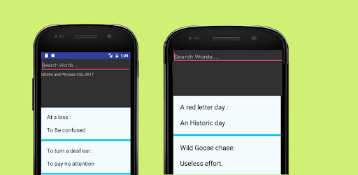 Idioms & Phrases SSC CGL 2017-2018 pc screenshot Idioms & Phrases SSC CGL 2017-2018 pc screenshot