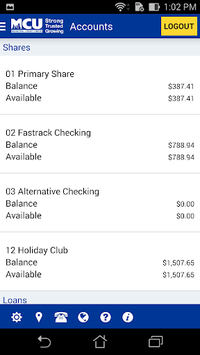 NYMCU Mobile Banking apk screenshot