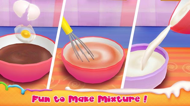 Unicorn Cake Bakery Chef : Food Maker Baking Game APK screenshot 1