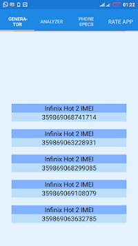 IMEI Generator & Phone Specs APK screenshot 1