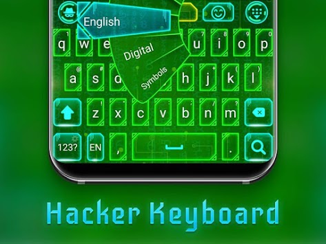 New hacker keyboard theme APK screenshot 1