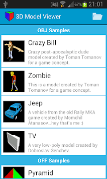 3D Model Viewer APK screenshot 1
