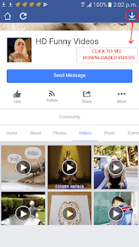 Video Downloader For Facebook APK screenshot 1