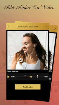 Add Audio To Video APK screenshot 1