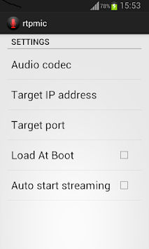 RtpMic APK screenshot 1