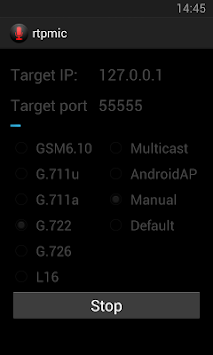 RtpMic APK screenshot 1