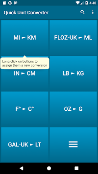 Quick Unit Converter APK screenshot 1