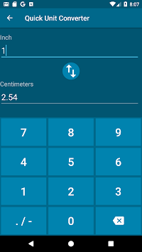 Quick Unit Converter APK screenshot 1