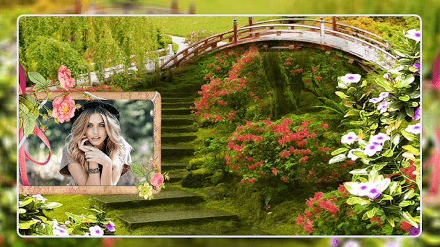 Garden Photo Frame APK screenshot 1
