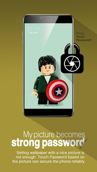 Touch Lock Screen- Easy & strong photo password APK screenshot 1