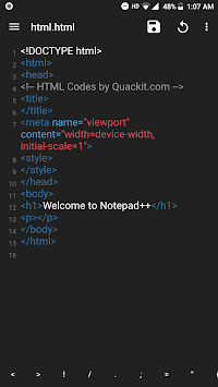 Notepad++ for Android APK screenshot 1