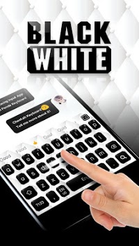 Black & White Keyboard APK screenshot 1