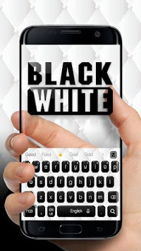 Black & White Keyboard APK screenshot 1