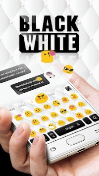 Black & White Keyboard APK screenshot 1