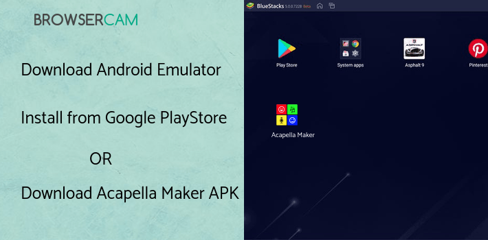 run Acapella Maker - Video Collage on PC