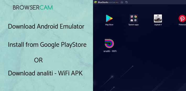 run analiti - WiFi Tester & Analyzer on PC