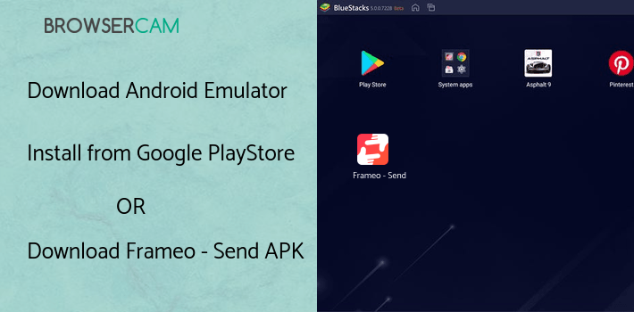 run Frameo - Send photos to WiFi digital photo frames on PC