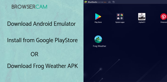 run Frog Weather Shortcut on PC