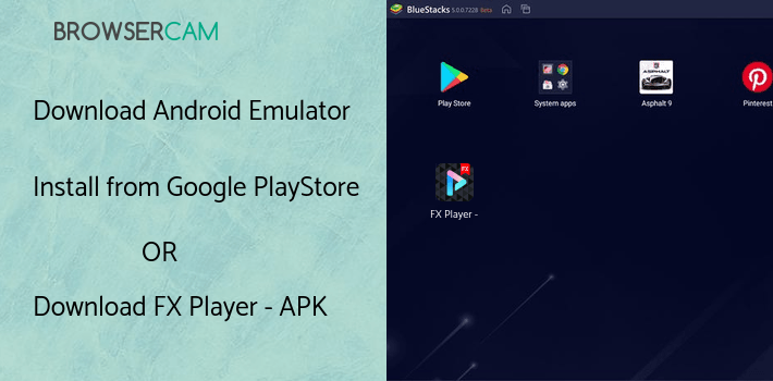 run FX Player - video player all format on PC run FX Player - video player all format on PC