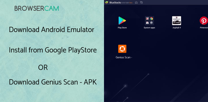 run Genius Scan - PDF Scanner on PC