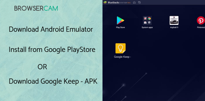 run Google Keep - Notes and Lists on PC run Google Keep - Notes and Lists on PC
