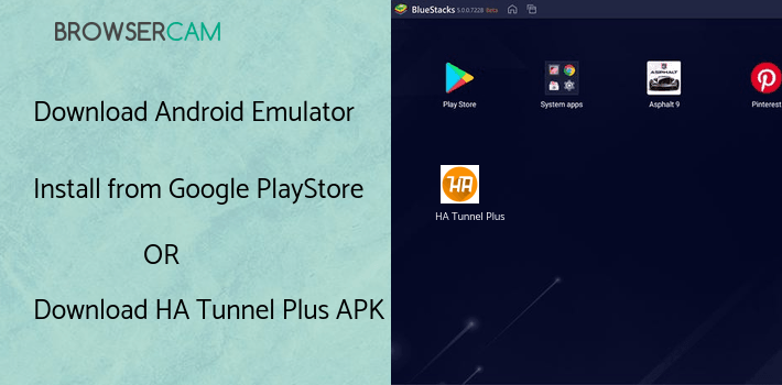 run HA Tunnel Plus - 100% Free VPN Tunnel on PC