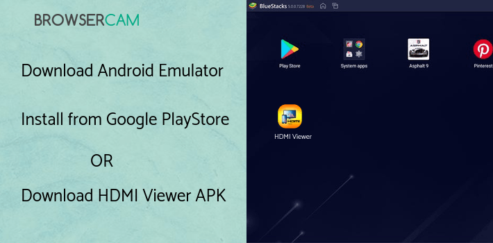run HDMI Viewer on PC run HDMI Viewer on PC