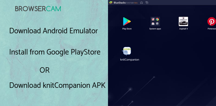 run knitCompanion on PC