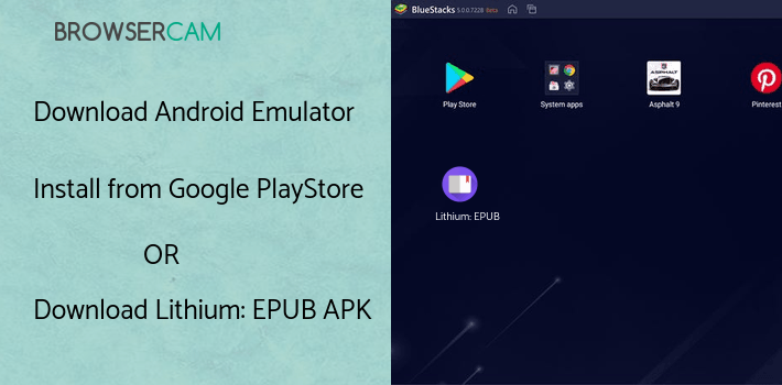 run Lithium: EPUB Reader on PC