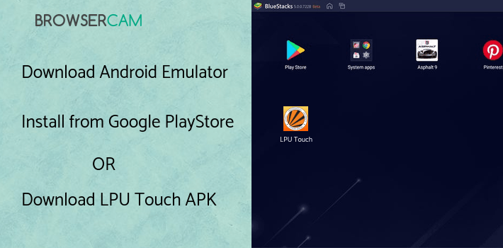 run LPU Touch on PC run LPU Touch on PC