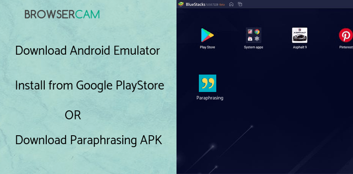 run Paraphrasing Tool on PC run Paraphrasing Tool on PC