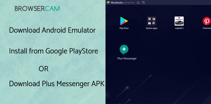 run Plus Messenger on PC run Plus Messenger on PC