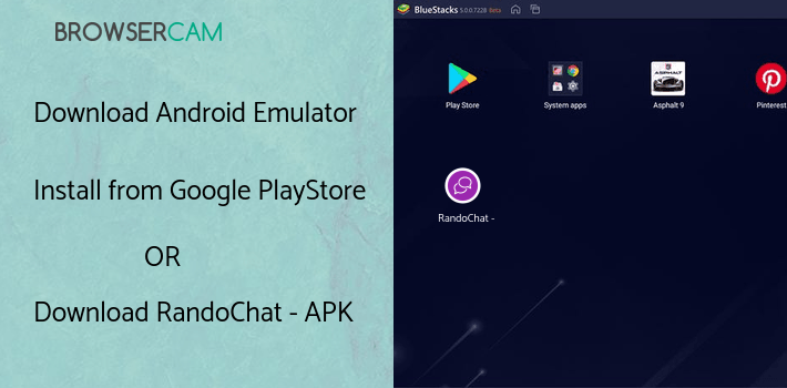 run RandoChat - Chat roulette on PC run RandoChat - Chat roulette on PC