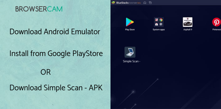 run Simple Scan - Free PDF Scanner App on PC