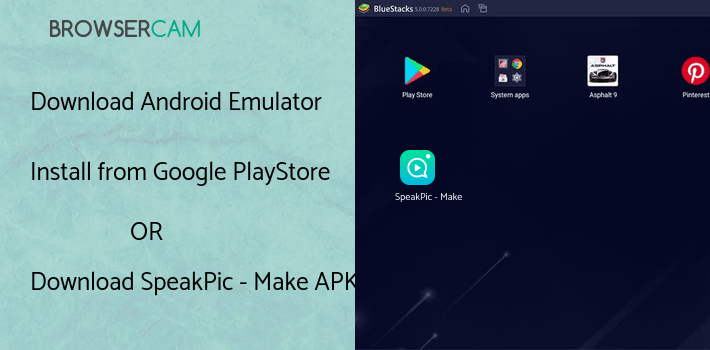 run SpeakPic - Make your photos speak on PC run SpeakPic - Make your photos speak on PC