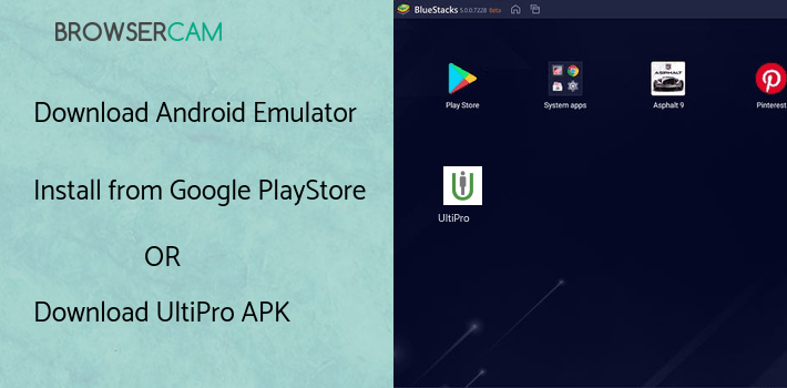 run UltiPro on PC