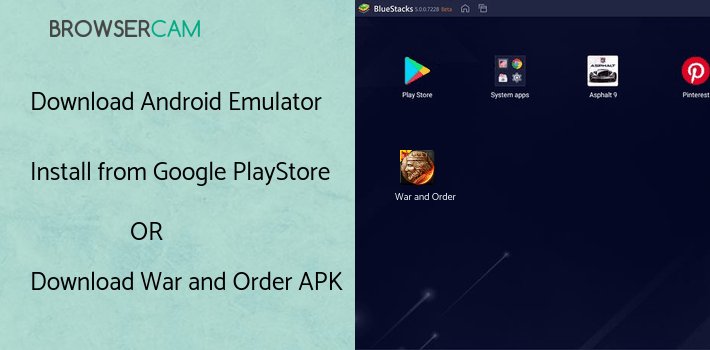 run War and Order on PC run War and Order on PC