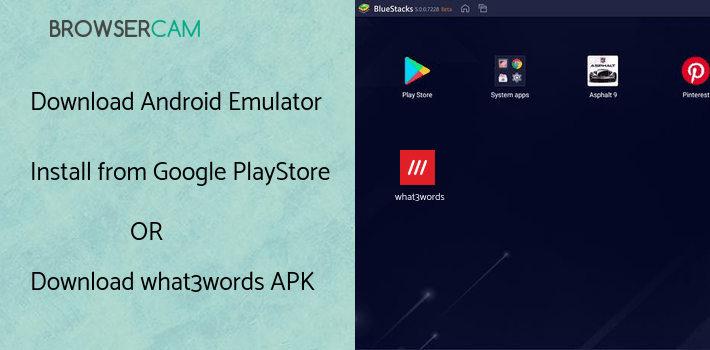 run what3words on PC run what3words on PC